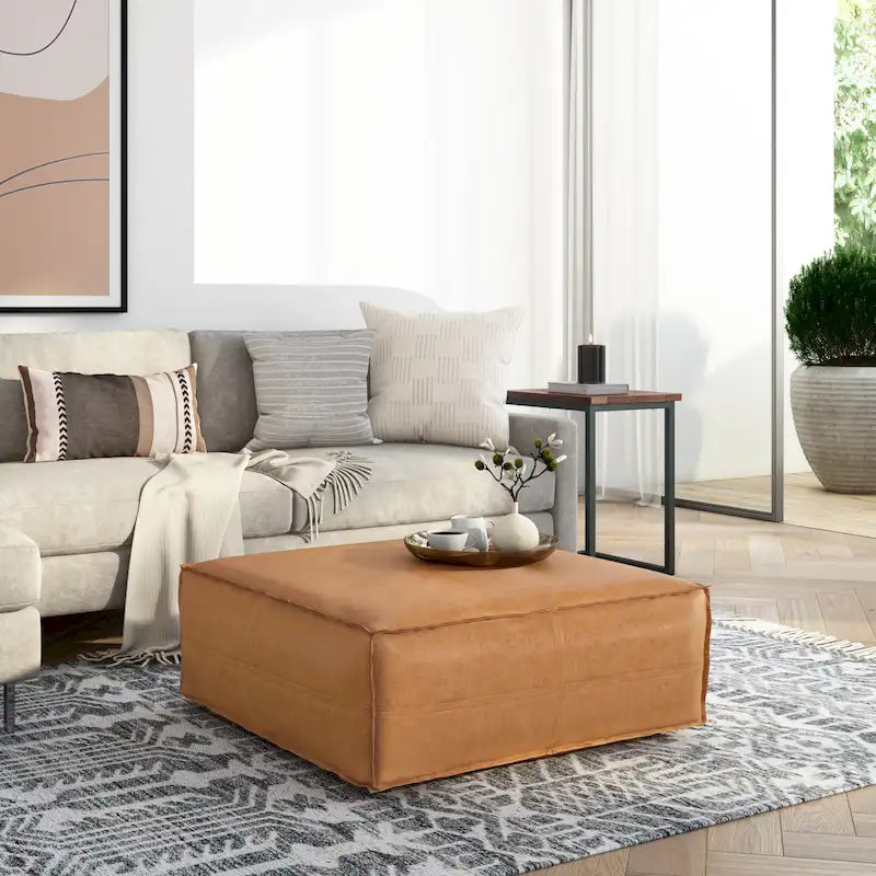 Pouf quadrato boho