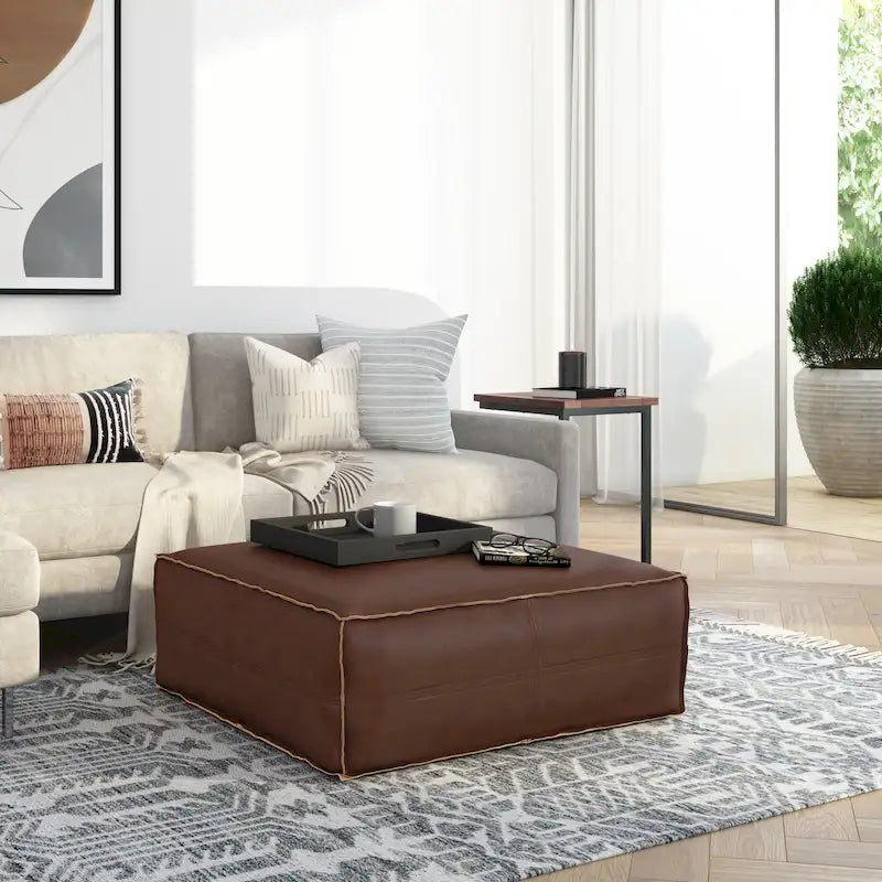 Pouf quadrato boho