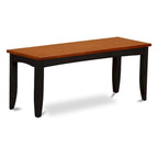 Panca da sala da pranzo con sedile in legno massello (Opzioni colore finitura)