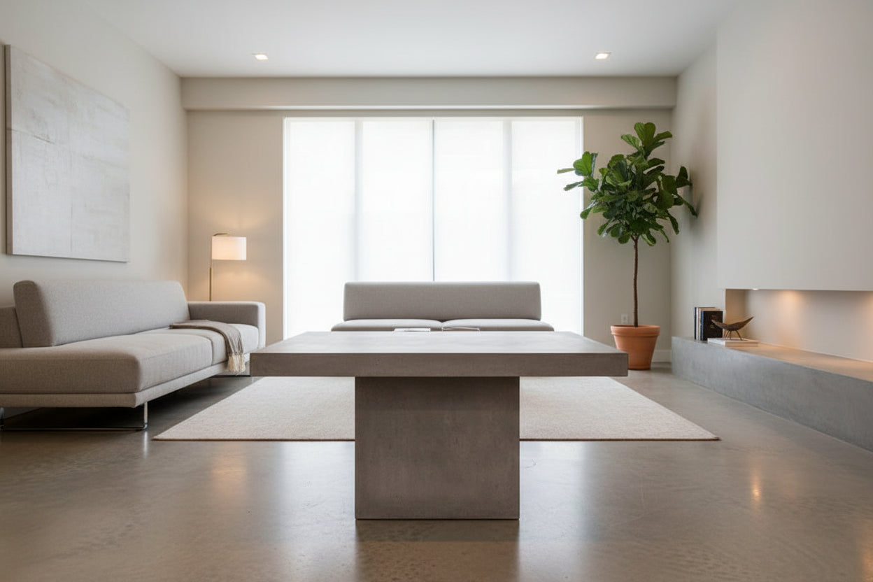 Mixx - Una 59 Square Counter Height Dining Table - Dark Grey