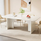 Tavolo da pranzo grande da 160 cm per 4-6 persone, tavolo da cucina moderno rettangolare